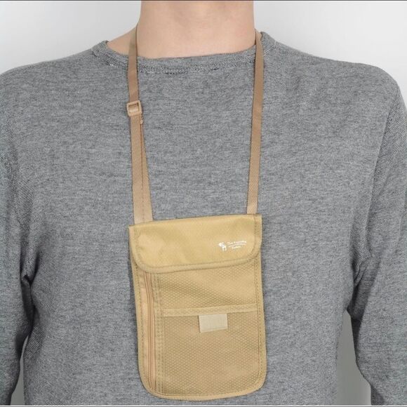 The Friendly Swede Travel Passport Neck Pouch - Picture 6 of 14